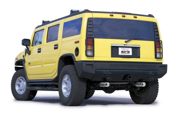 Borla 03-06 Hummer H2 6.0L 8cyl SS Catback Exhaust - Bull Strap