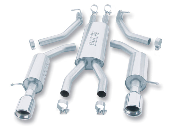 Borla 03 Thunderbird 3.9L V8 AT RWD 2 DR Catback Exhaust - Bull Strap