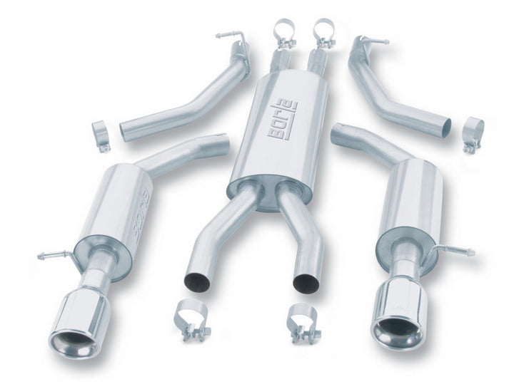 Borla 03 Thunderbird 3.9L V8 AT RWD 2 DR Catback Exhaust - Bull Strap