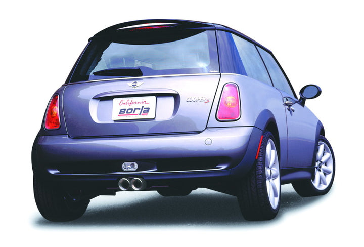 Borla 04-06 Mini Cooper S (Incl. Convertible) Normal Cat-back - Bull Strap