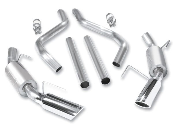Borla 05-09 Ford Mustang GT/Bullitt ATAK Catback Exhaust - Bull Strap