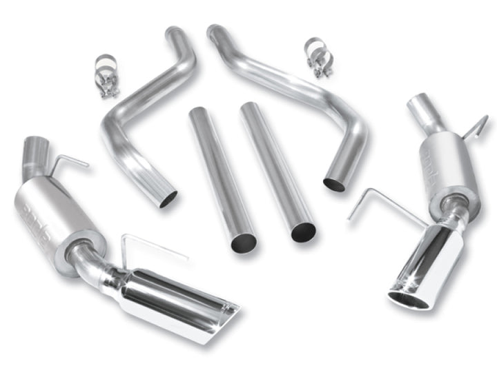 Borla 05-09 Ford Mustang GT/Bullitt ATAK Catback Exhaust - Bull Strap