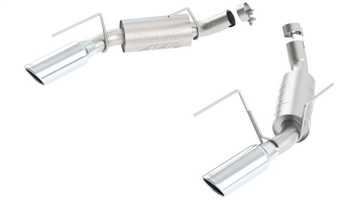 Borla 05-09 Mustang GT/Bullitt 4.6L 8cyl Aggressive ATAK Exhaust (rear section only) - Bull Strap