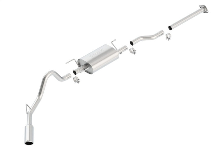 Borla 05-12 Toyota Tacoma 4.0L AT/MT 2/4WD CC/SH  EC/LB 2&4Dr Catback Exhaust - Bull Strap
