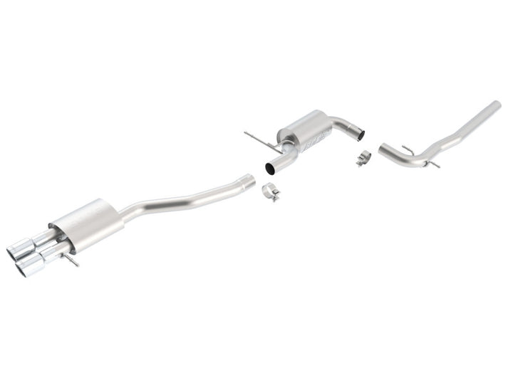 Borla 06-07 VW Jetta 2.5 / 08-10 Jetta SEL/SE/S SS Catback Exhaust - Bull Strap