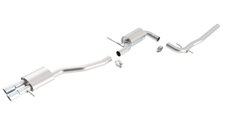 Borla 06-07 VW Jetta 2.5 / 08-10 Jetta SEL/SE/S SS Catback Exhaust - Bull Strap