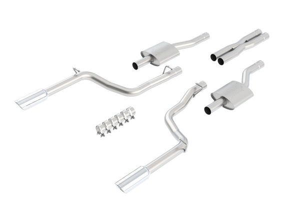 Borla 06-10 Dodge Charger SRT8 / 05-10 Chrysler 300 C SRT8 Aggressive ATAK Catback Exhaust - Bull Strap