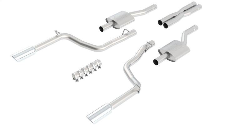 Borla 06-10 Dodge Charger SRT8 / 05-10 Chrysler 300 C SRT8 Aggressive ATAK Catback Exhaust - Bull Strap