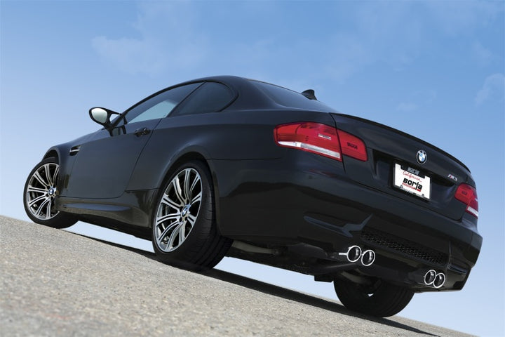 Borla 08-13 BMW M3 Coupe 4.0L 8cyl 6spd/7spd Aggressive ATAK Exhaust (rear section only) - Bull Strap