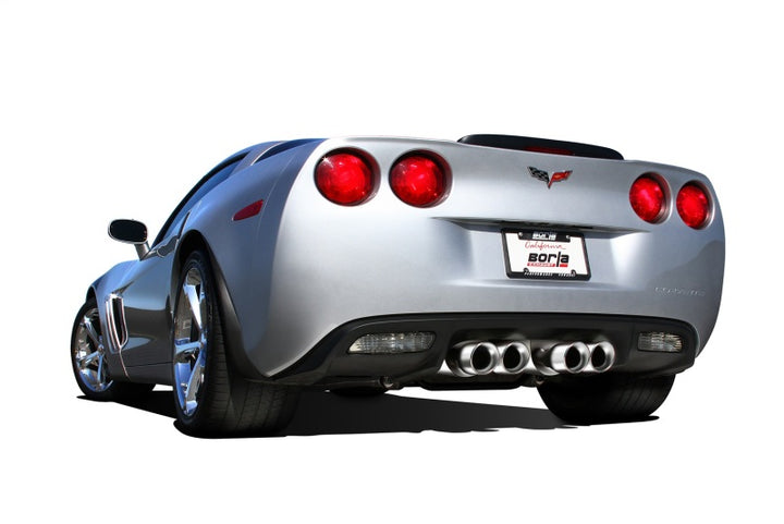 Borla 09-12 Chevy Corvette C6 Coupe/Convertible 6.2L 8cyl Aggressive ATAK Exhaust - Bull Strap