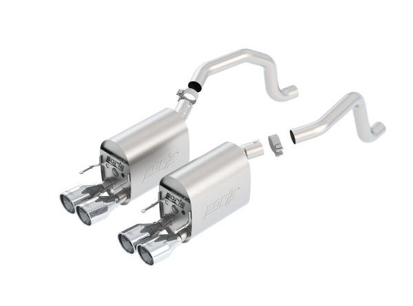 Borla 09-12 Corvette Coupe/Conv 6.2L 8cyl 6spd RWD inS-Type IIin Exhaust (rear section only) - Bull Strap