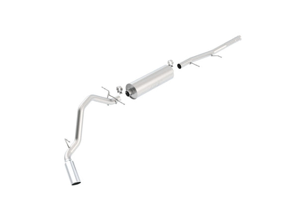 Borla 09-13 Chevrolet Silverado/GMC Sierra 1500 4.8L/5.3L/6.0L Side Exit Catback Exhaust - Bull Strap