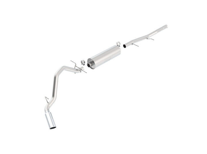 Borla 09-13 Chevrolet Silverado/GMC Sierra 1500 4.8L/5.3L/6.0L Side Exit Catback Exhaust - Bull Strap