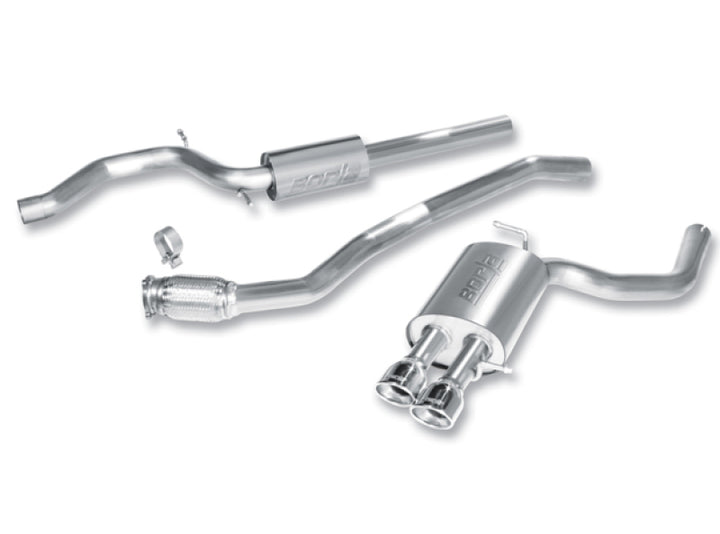 Borla 09-15 Audi A4 Quattro Base SS Catback Exhaust - Bull Strap