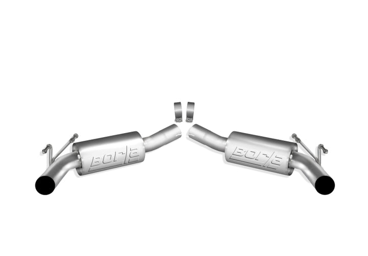 Borla 10-11 Chevy Camaro SS Coupe/Convertible 6.2L 8cyl SS S-Type Exhaust (REAR SECTION ONLY) - Bull Strap
