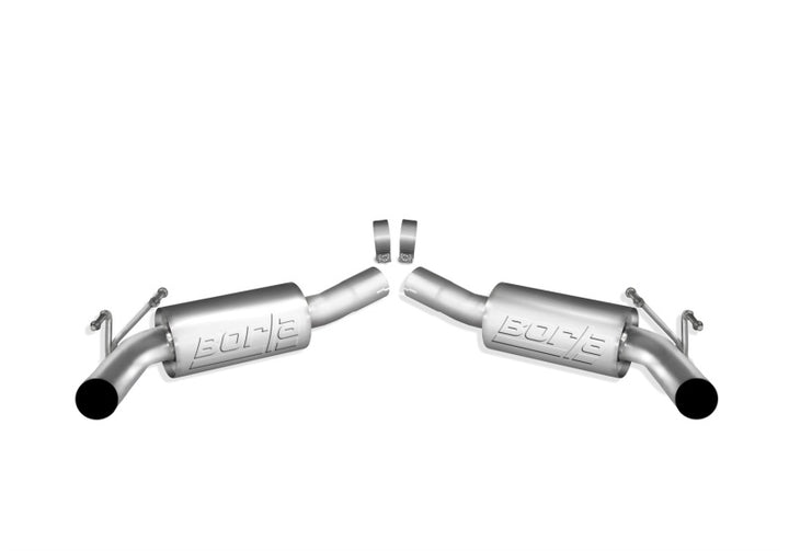Borla 10-11 Chevy Camaro SS Coupe/Convertible 6.2L 8cyl SS S-Type Exhaust (REAR SECTION ONLY) - Bull Strap