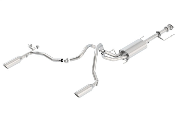 Borla 10-11 Toyota FJ Cruiser 4.0L 6cyl AT/MT SS Catback Exhaust - Bull Strap