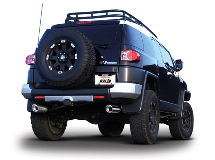 Borla 10-11 Toyota FJ Cruiser 4.0L 6cyl AT/MT SS Catback Exhaust - Bull Strap