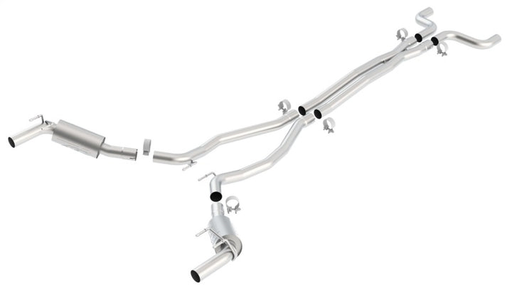 Borla 10-13 Chevy Camaro SS 6.2L V8 ATAK Catback Exhaust Incl. X Pipe works w/GFX Package - Bull Strap