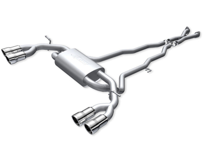 Borla 10-13 Hyundai Genesis 3.8L-V6 SS Catback Exhaust - Bull Strap