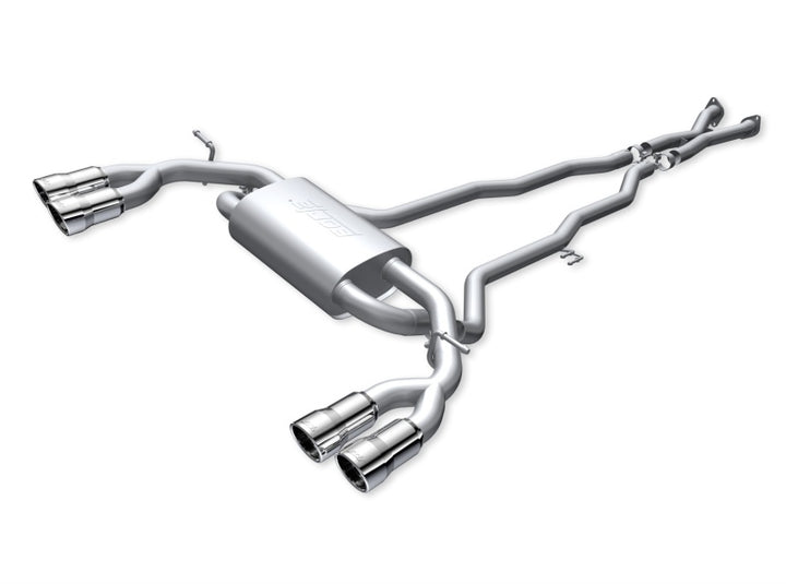 Borla 10-13 Hyundai Genesis 3.8L-V6 SS Catback Exhaust - Bull Strap