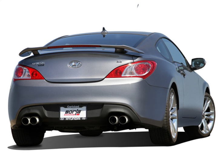 Borla 10-13 Hyundai Genesis 3.8L-V6 SS Catback Exhaust - Bull Strap