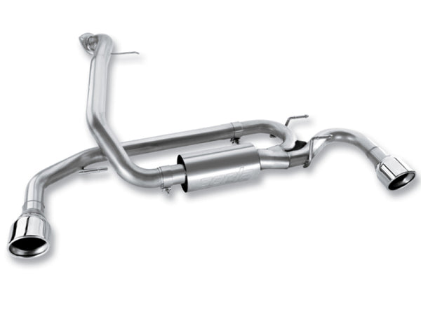 Borla 10-13 Mazda 3/Mazdaspeed 3 2.5L/2.3L Turbo FEW MT Hatchback SS Exhaust (rear section only) - Bull Strap