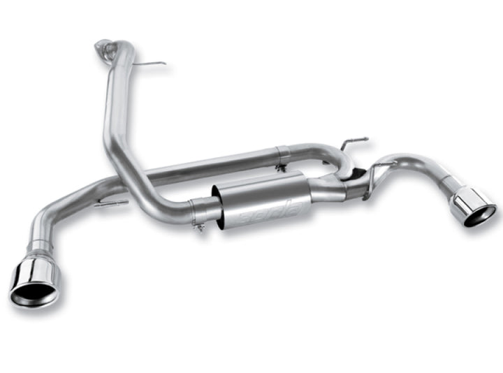 Borla 10-13 Mazda 3/Mazdaspeed 3 2.5L/2.3L Turbo FEW MT Hatchback SS Exhaust (rear section only) - Bull Strap