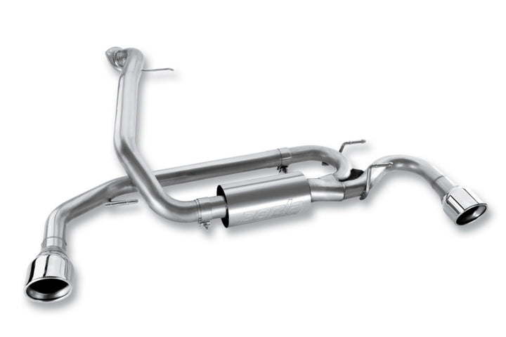Borla 10-13 Mazda 3/Mazdaspeed 3 2.5L/2.3L Turbo FEW MT Hatchback SS Exhaust (rear section only) - Bull Strap