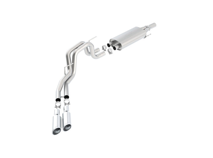 Borla 10-14 Ford F-150 SVT Raptor 6.2L-8cyl SS Catback Exhaust - Bull Strap