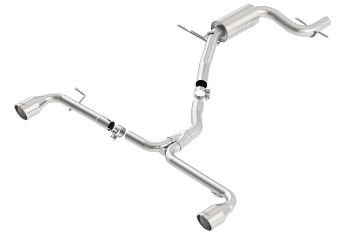 Borla 10-14 VW GTI Base 2.0L 4cyl Catback Exhaust - Bull Strap