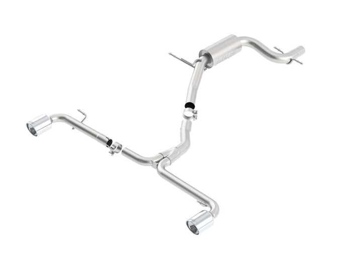 Borla 10-14 VW GTI Base 2.0L 4cyl Catback Exhaust - Bull Strap
