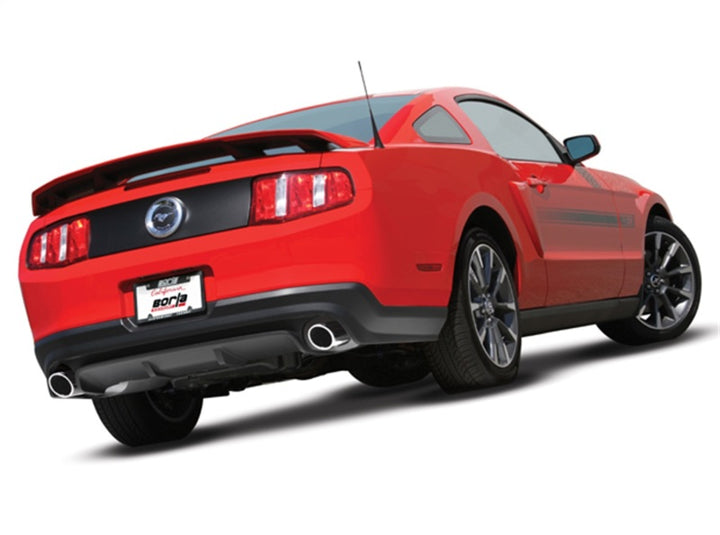 Borla 11-12 Ford Mustang GT 5.0L 8cyl 6spd RWD S-Type Exhaust (rear section only) - Bull Strap