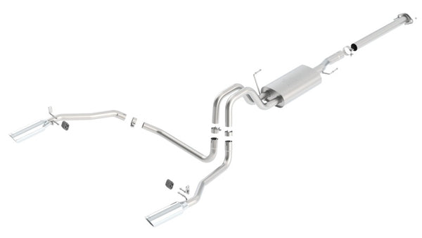 Borla 11-14 Ford F-150 5.0L AT 2/4WD Aggressive ATAK SS Catback Exhaust - Bull Strap