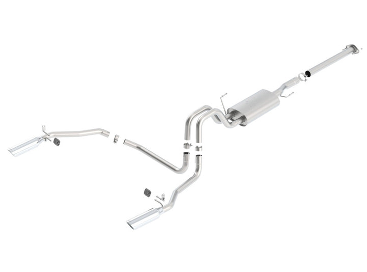 Borla 11-14 Ford F-150 5.0L AT 2/4WD Aggressive ATAK SS Catback Exhaust - Bull Strap