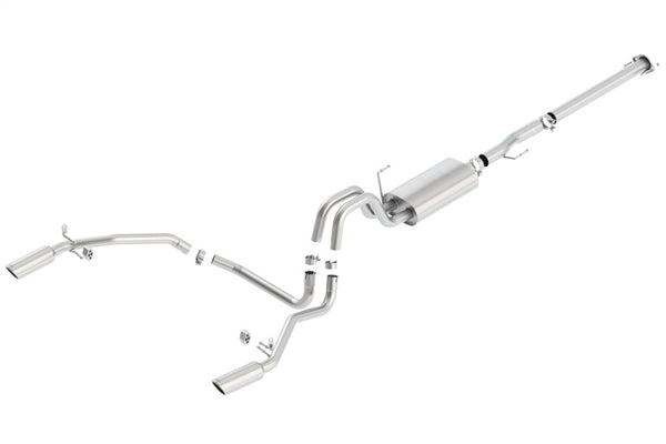Borla 11-14 Ford F150 AT 2/4WD 2/4dr S-Type SS Catback Exhaust - Bull Strap