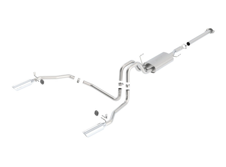 Borla 11-14 Ford F150 AT 2/4WD 2/4dr S-Type SS Catback Exhaust - Bull Strap