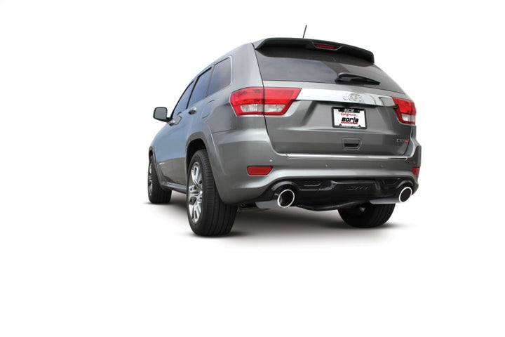 Borla 12-13 Jeep Grand Cherokee SRT8 6.4L 8cyl Aggressive ATAK Exhaust (rear section only) - Bull Strap