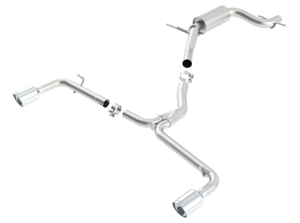 Borla 12-14 Volkswagen Bettle Turbo Hatchback 2.0L 4cyl SS Catback Exhaust - Bull Strap