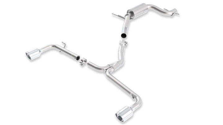 Borla 12-14 Volkswagen Bettle Turbo Hatchback 2.0L 4cyl SS Catback Exhaust - Bull Strap