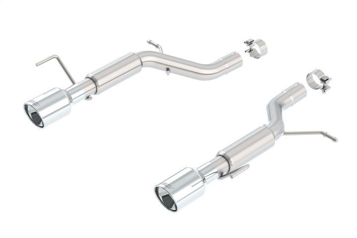 Borla 13-15 Cadillac ATS 2.0L AT RWD 4Dr Single Split Rear Exit Exhaust (Rear Section) - Bull Strap
