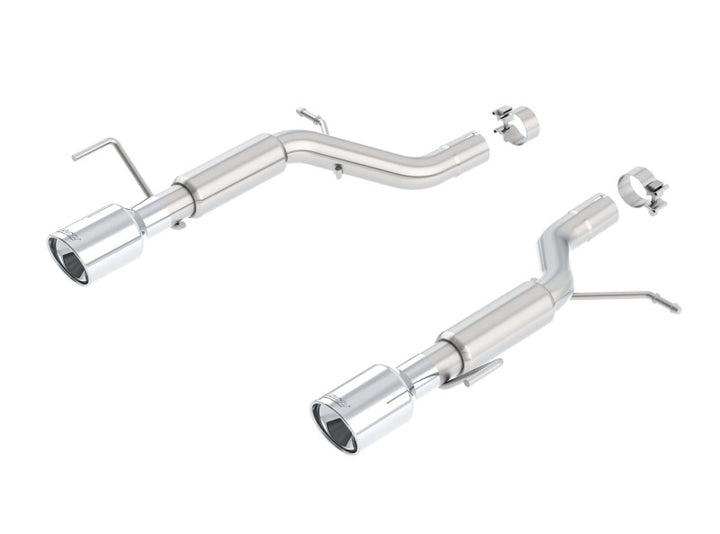 Borla 13-15 Cadillac ATS 2.0L AT RWD 4Dr Single Split Rear Exit Exhaust (Rear Section) - Bull Strap
