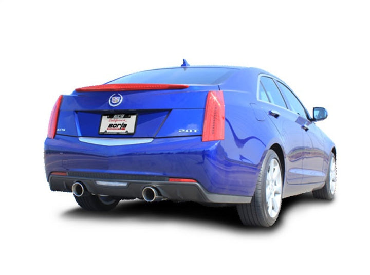 Borla 13-15 Cadillac ATS 2.0L AT RWD 4Dr Single Split Rear Exit Exhaust (Rear Section) - Bull Strap