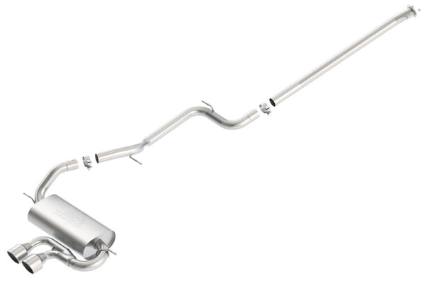 Borla 13-16 Ford Focus ST 5dr Hatchback Catback Exhaust - Bull Strap