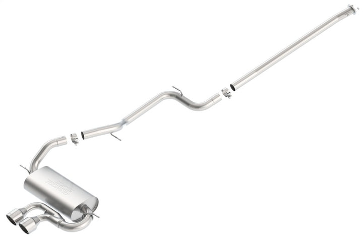Borla 13-16 Ford Focus ST 5dr Hatchback Catback Exhaust - Bull Strap