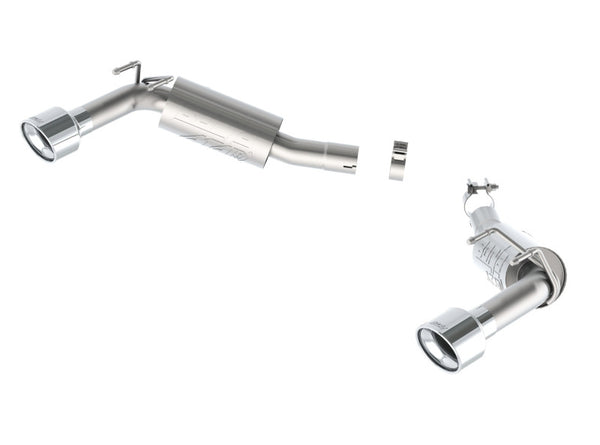 Borla 14-15 Camaro SS 6.2L V8 RWD Single Split Rr Exit ATAK Exhaust (rear section only) - Bull Strap