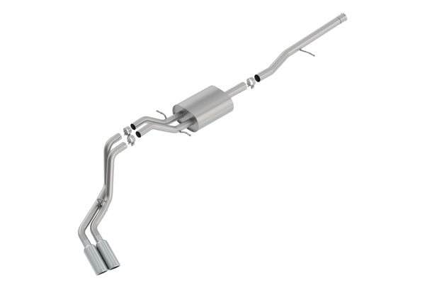 Borla 14-18 Silv/Sierra C/B Exh ATAK 1500 5.3L V8 AT/MT 2&4WD Ext Cab(78.7) Crew Cab(69.3) 143.5 WB - Bull Strap