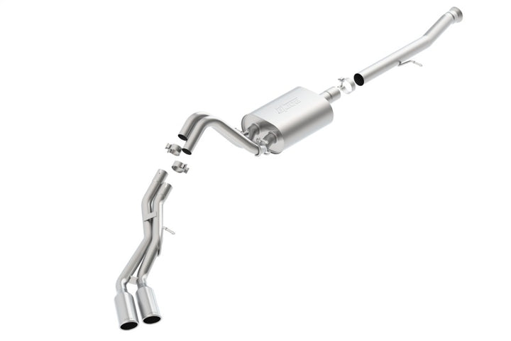 Borla 15-16 Cadillac Escalade ESV/Yukon Denali XL 6.2L V8 AT Split Side Ext SS S-Type CB Exhaust - Bull Strap