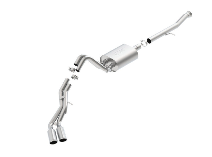 Borla 15-16 Cadillac Escalade ESV/Yukon Denali XL 6.2L V8 AT Split Side Ext SS S-Type CB Exhaust - Bull Strap