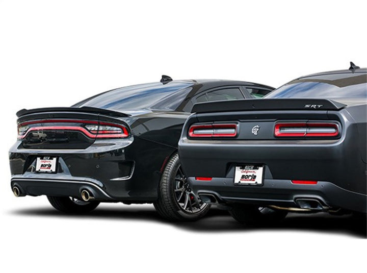 Borla 15-16 Dodge Challenger Hellcat 6.2L V8 ATAK w/ Valve Simulator CB Exhaust Factory Valance - Bull Strap